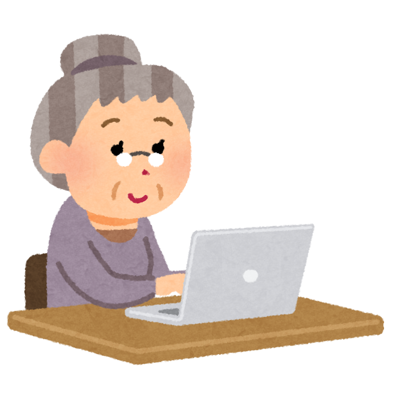 AIが演じる65歳の利用者役